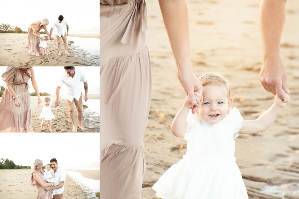 Beach family photography session Photography and Film by Hannah Elizabeth 2023 - Townsville Pallarenda